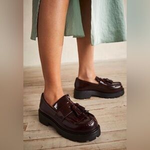 Vagabond Dark Brown Tassel Loafers